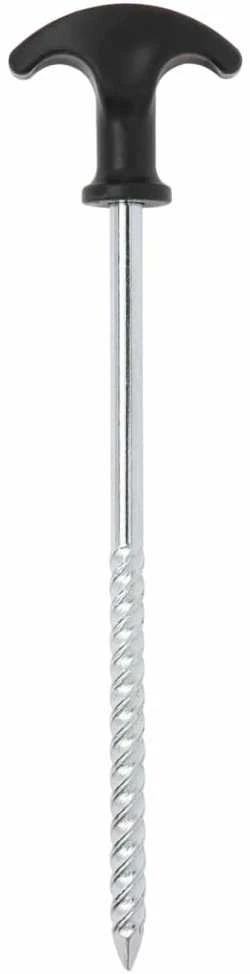 Palapinės kaiščiai, 24vnt., 20cm, skersmuo 7mm, plienas