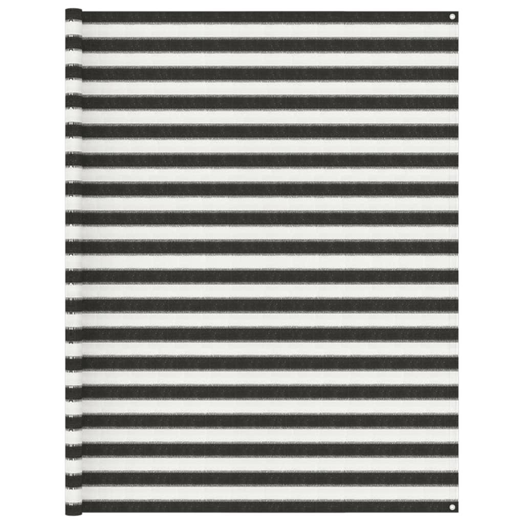 Palapinės kilimėlis, antracito ir baltos spalvos, 250x450cm