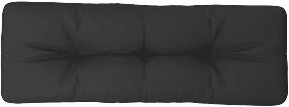 Paletės pagalvėlė, juodos spalvos, 120x40x12cm, audinys