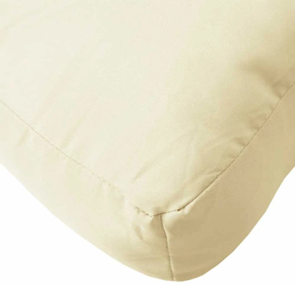 Paletės pagalvėlė, kreminės spalvos, 58x58x10cm, audinys