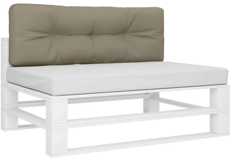 Paletės pagalvėlė, taupe spalvos, 120x40x12cm, audinys