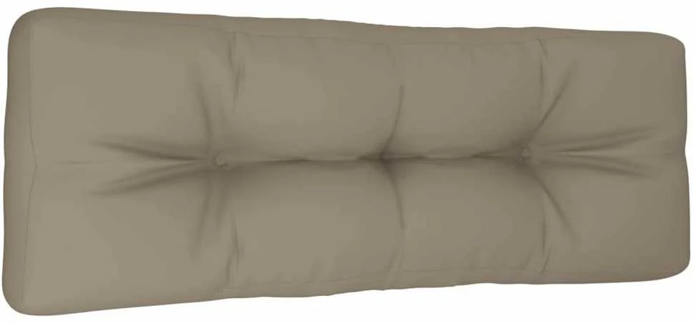 Paletės pagalvėlė, taupe spalvos, 120x40x12cm, audinys