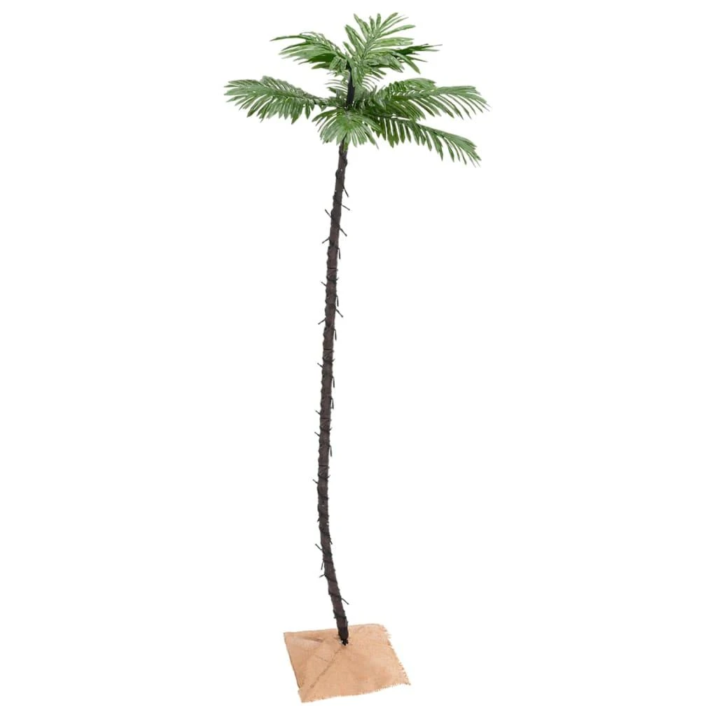 Palmė su 192 šiltomis baltomis LED lemputėmis, 300cm