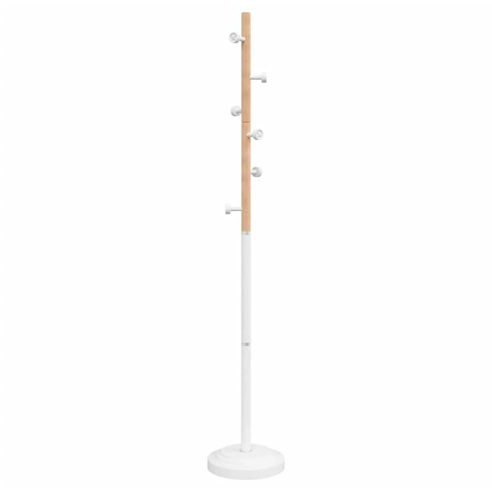 Paltų kabykla, balta, 177cm, milteliniu būdu dengta geležis