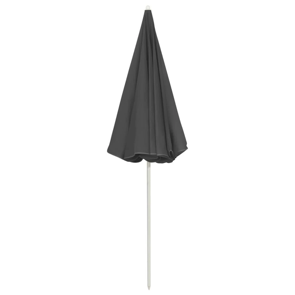 Paplūdimio skėtis nuo saulės, antracito spalvos, 240cm