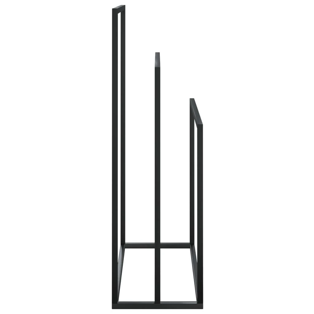 Pastatoma rankšluosčių kabykla, juoda, 48x24x79cm, geležis