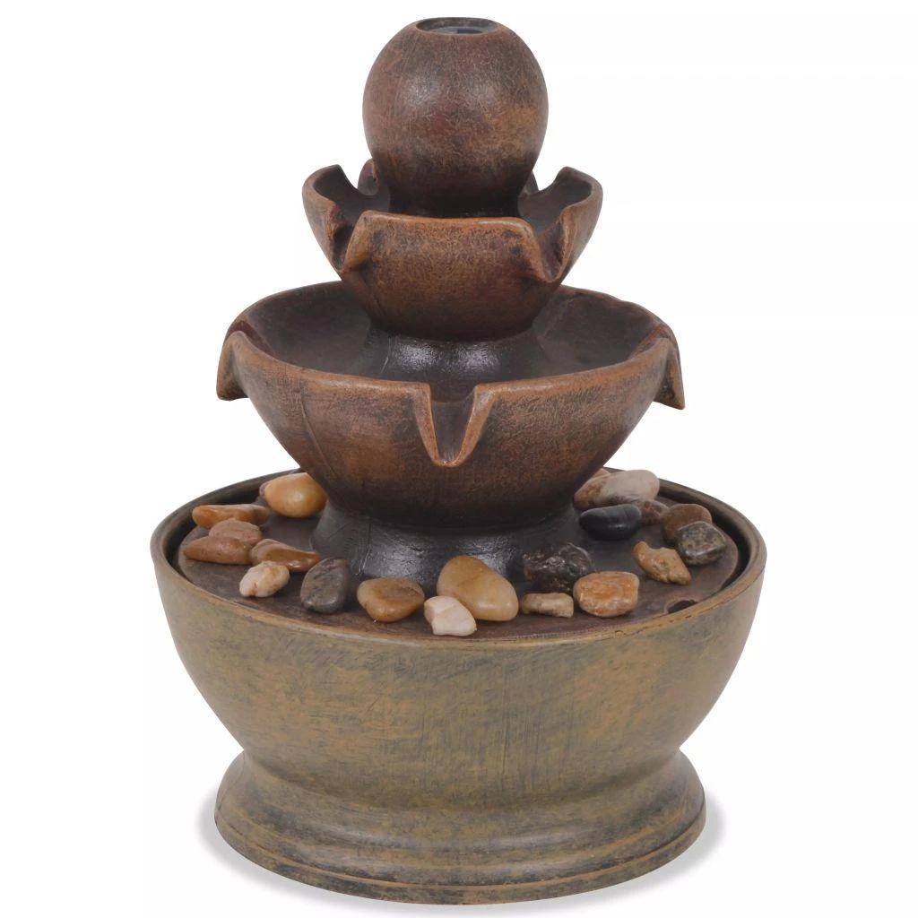 Patalpų fontanas, su pompa, sintetinė derva