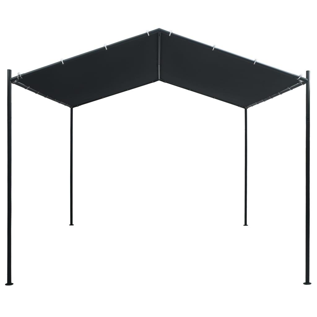 Pavėsinė, antracito spalvos, 3x3m, plienas