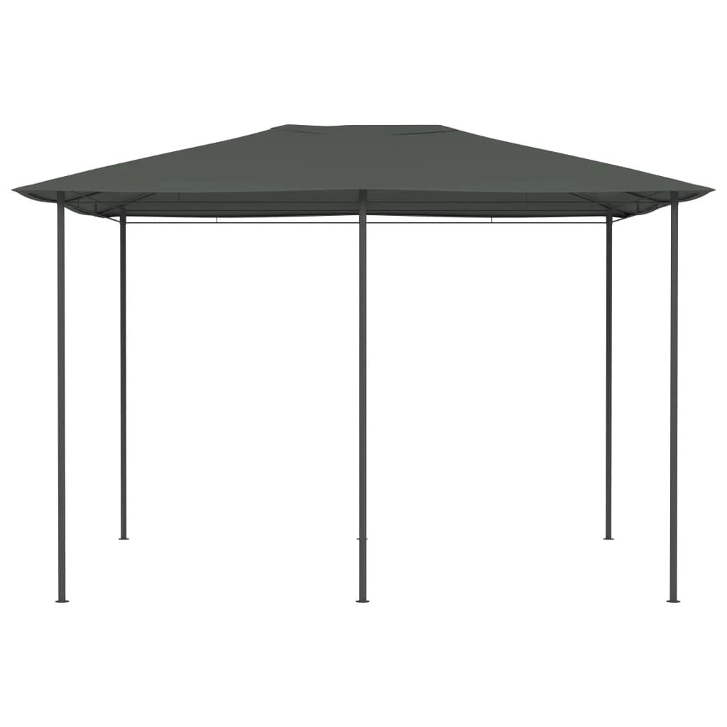 Pavėsinė, antracito spalvos, 3x4x2,6m, 160g/m²
