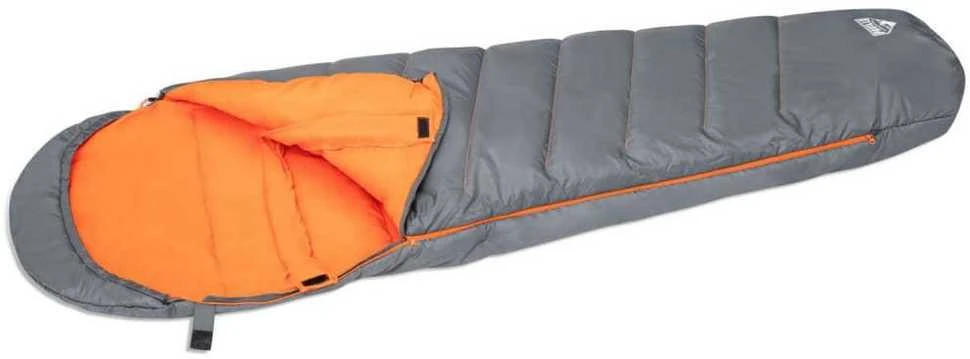 Bestway 68103 miegmaišis Mumijos formos miegmaišis Poliesteris Pilka, Oranžinė