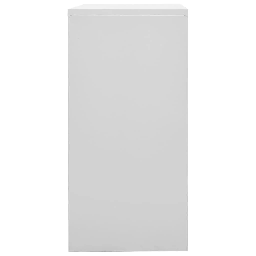 Persirengimo spintelė, pilka ir raudona, 90x45x92,5cm, plienas