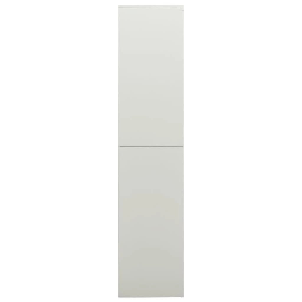 Persirengimo spintelė, šviesiai pilka, 90x40x180cm, plienas