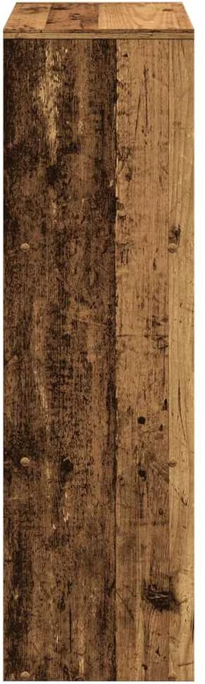 Pertvara/knygų spinta, 3 aukštų, medienos, 99x29x99cm, mediena