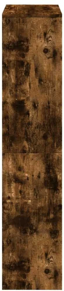 Pertvara/knygų spinta, ąžuolo, 131,5x29x131,5cm, 4 aukštų