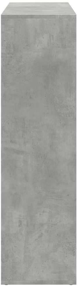 Pertvara/knygų spinta, betono, 102x29x103,5cm, mediena