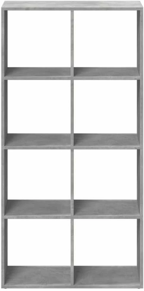 Pertvara/knygų spinta, betono, 69,5x29x137,5cm, mediena