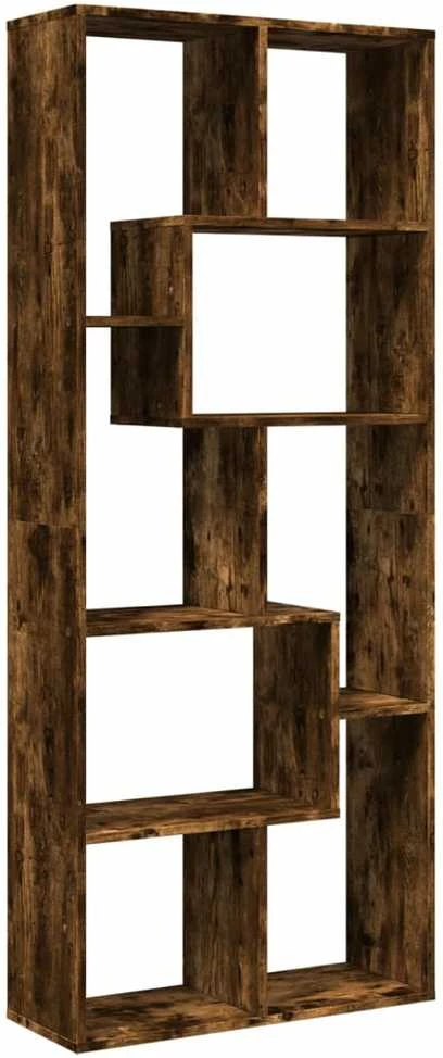 Pertvara/knygų spinta, dūminė, 67x25x161,5cm, mediena