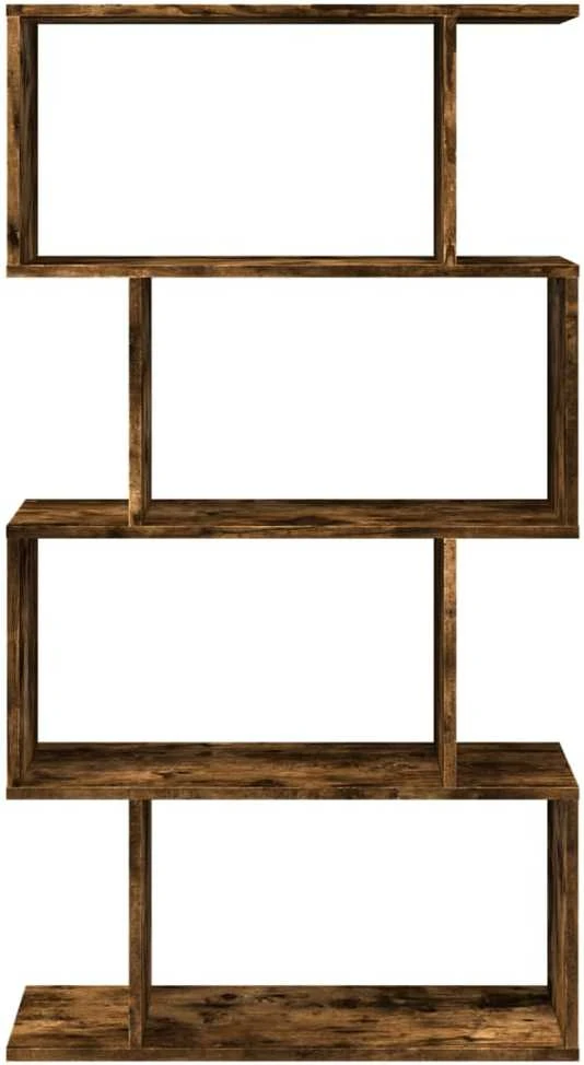 Pertvara/knygų spinta, dūminio ąžuolo, 70x24x129cm, 4 pakopų