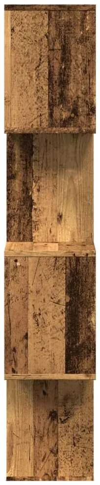 Pertvara/knygų spinta, medienos, 70x24x129cm, 4 pakopų