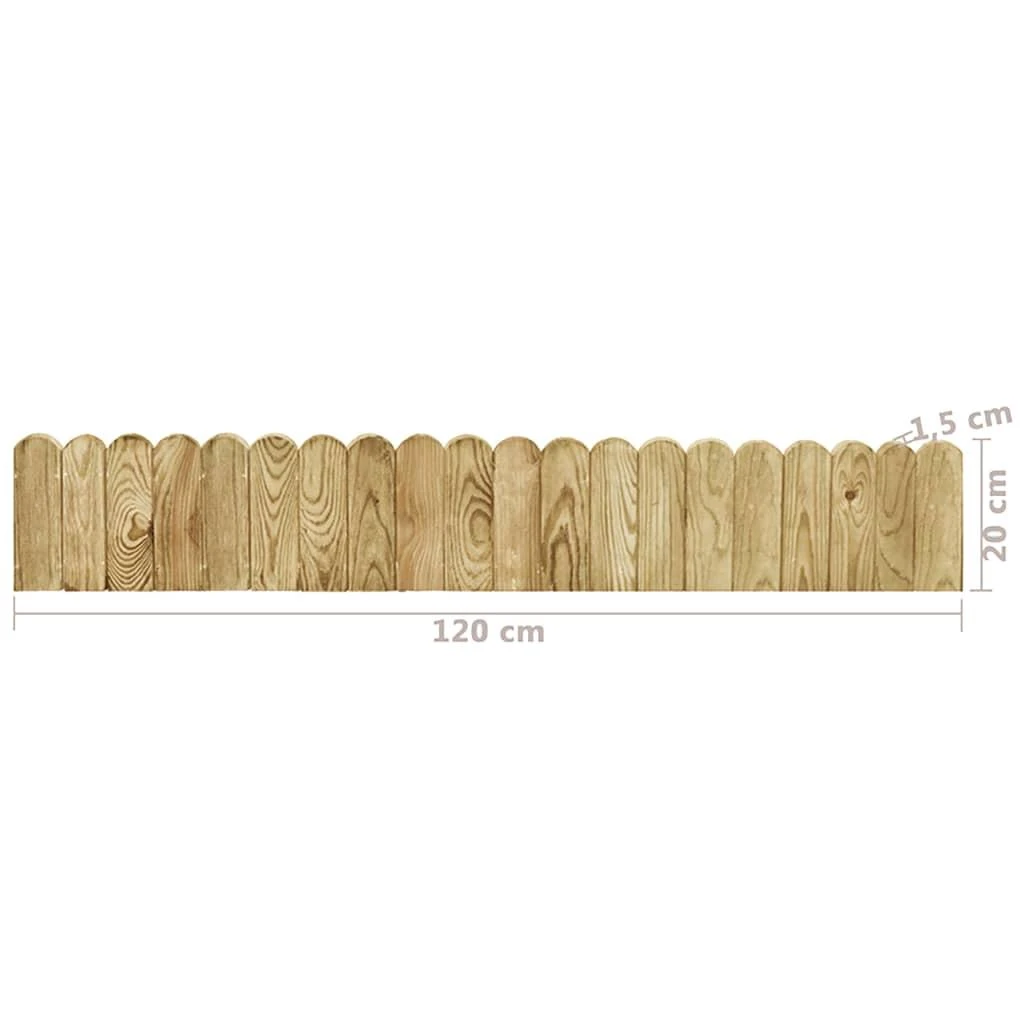 Pertvaros ritinys, žalias, 120cm, impregnuota pušies mediena