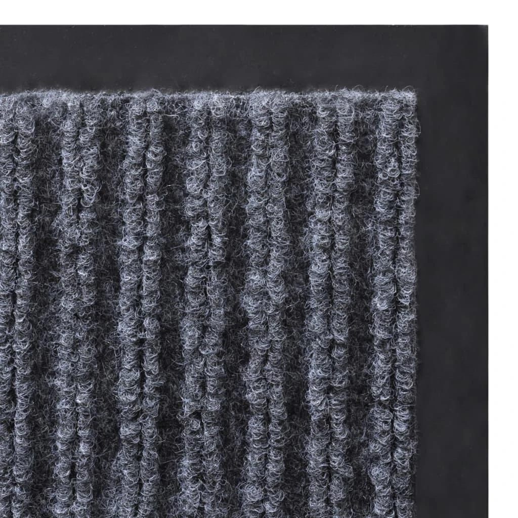 Pilkas PVC Durų Kilimėlis, 90 x 150 cm