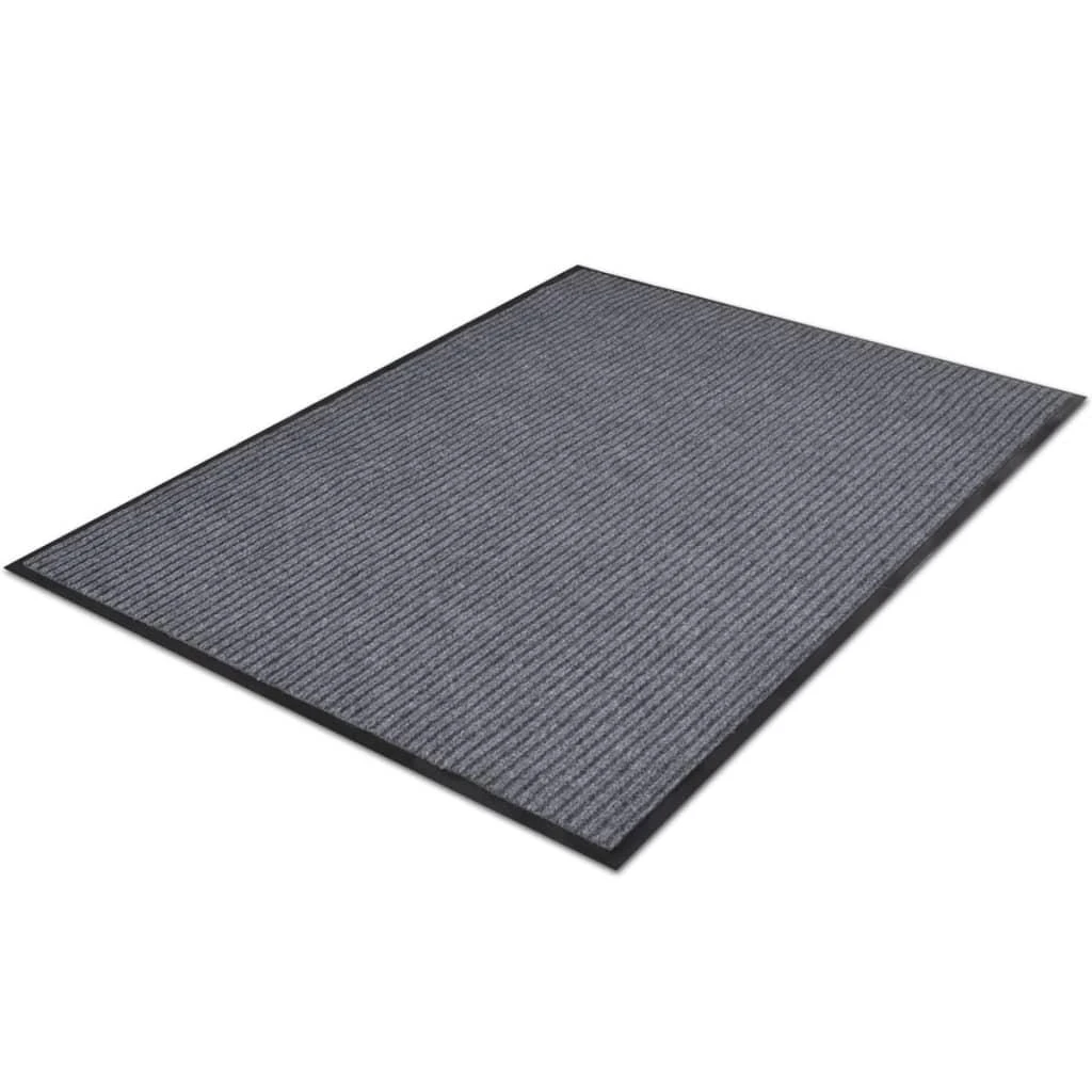 Pilkas PVC Durų Kilimėlis, 90 x 150 cm