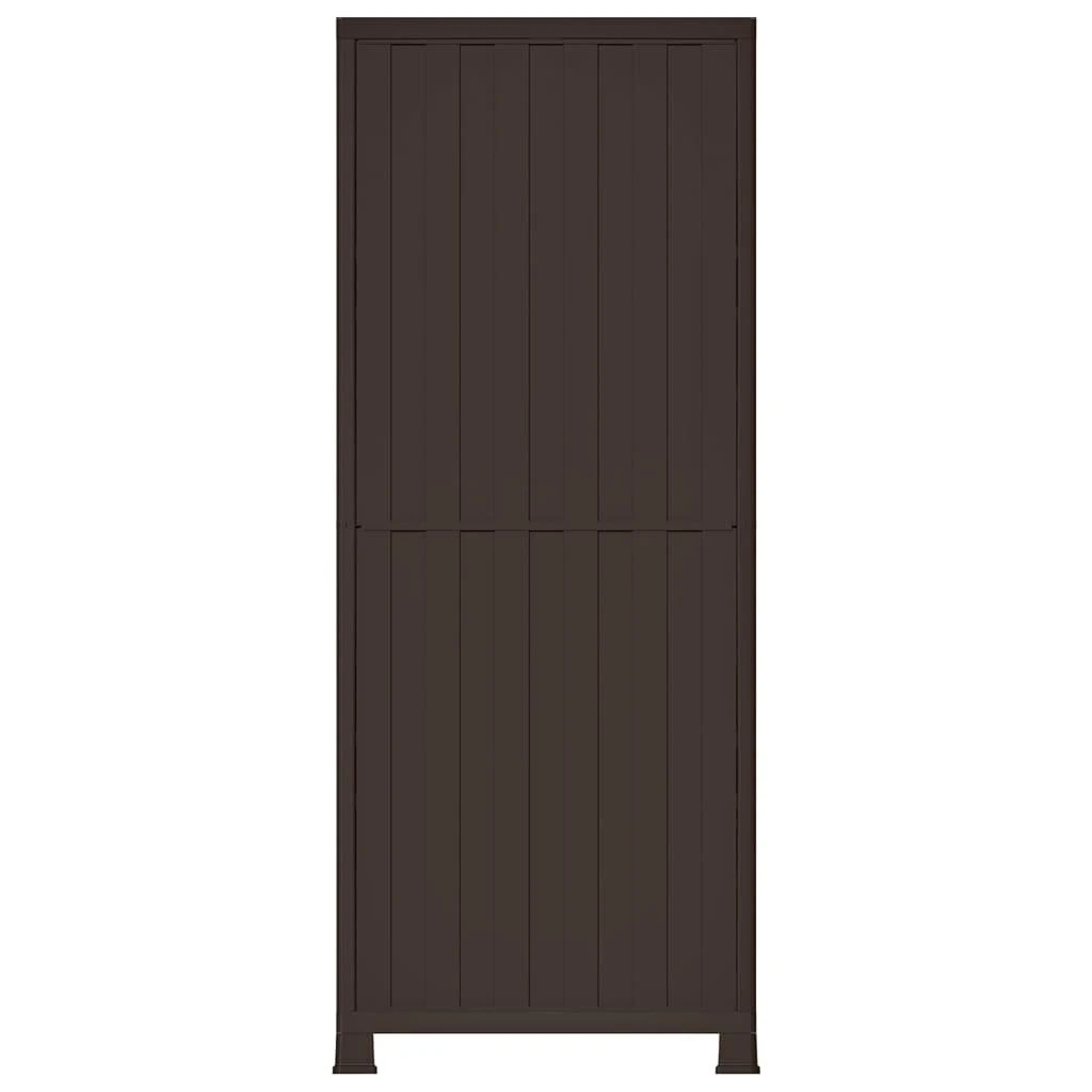 Plastikinė spintelė, 68x39x171,5cm, ratano dizaino