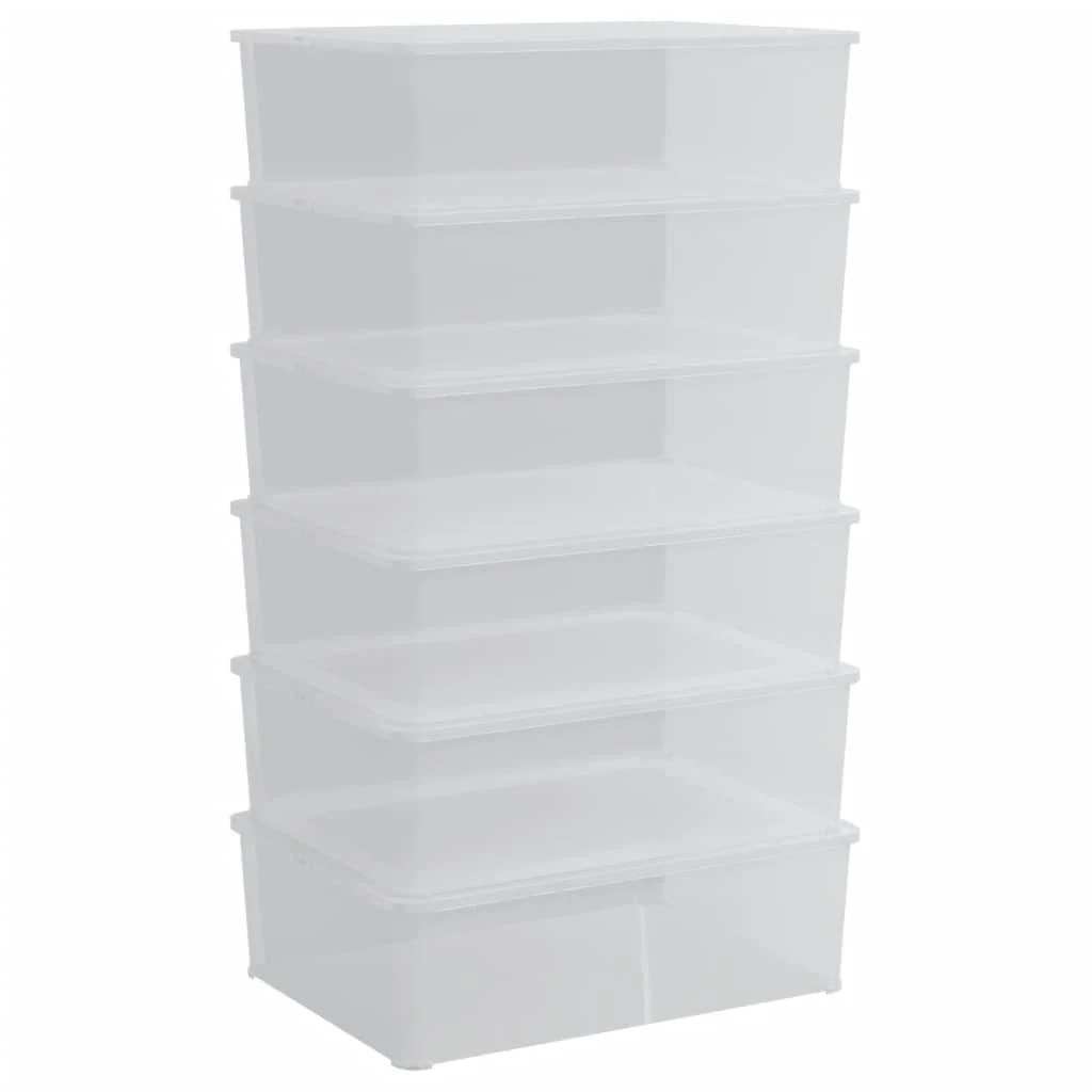 Plastikinės daiktadėžės, 6vnt., 25l, sukraunamos
