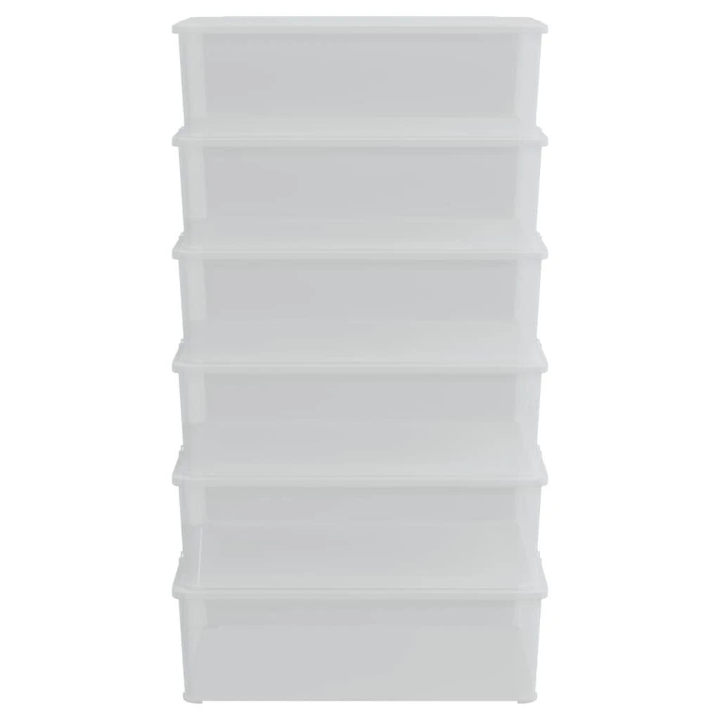 Plastikinės daiktadėžės, 6vnt., 25l, sukraunamos