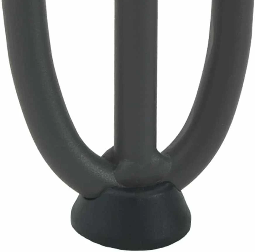 Kavos staliuko kojelės, 4 vnt., antracito spalvos, 20 cm, plienas