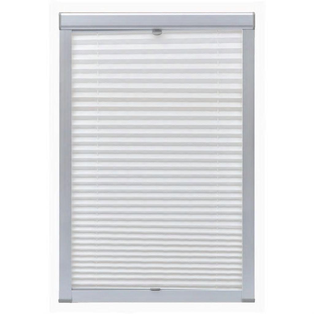 Plisuotos žaliuzės, baltos, M06/306