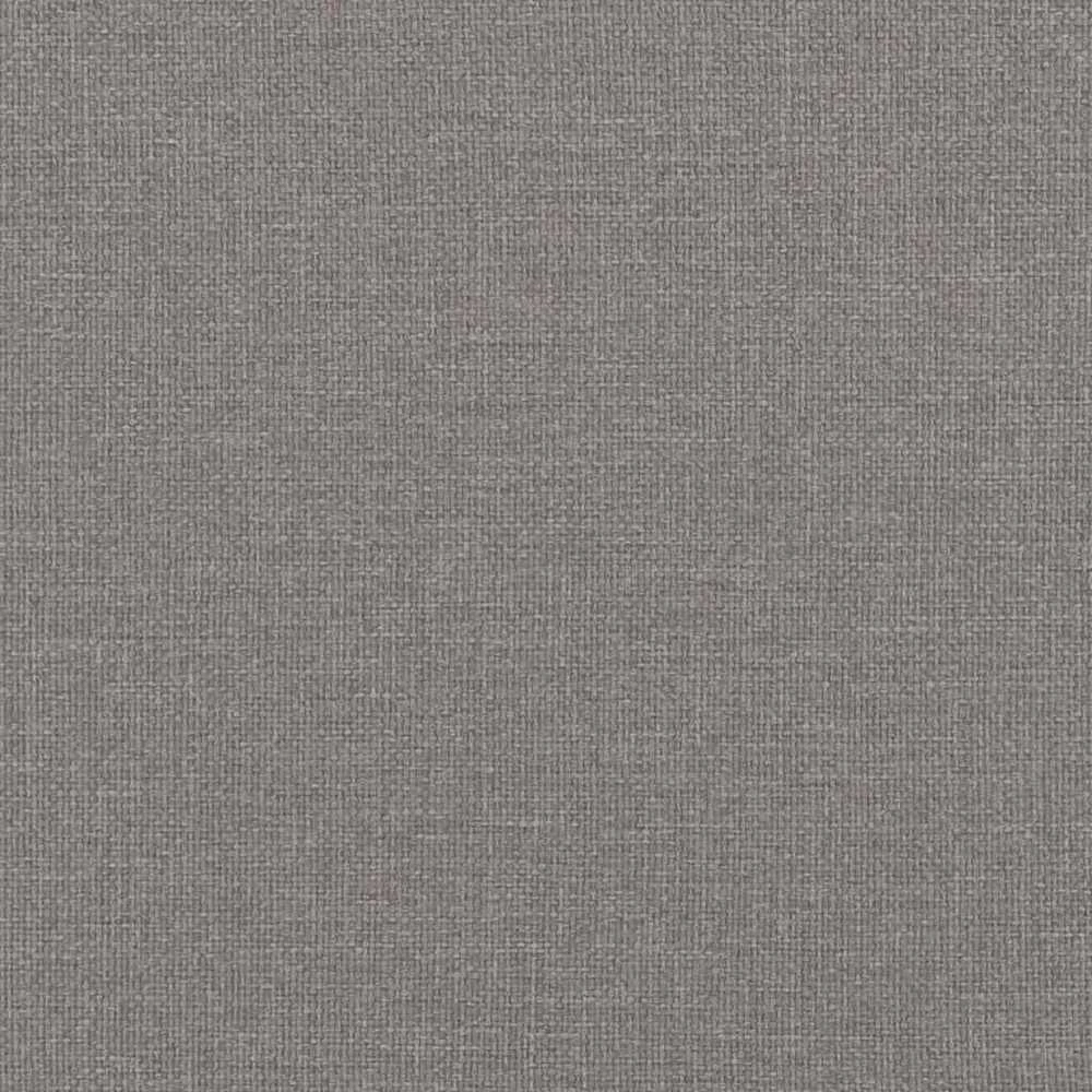 Poilsio gultas su pagalve dešinėje, taupe, audinys