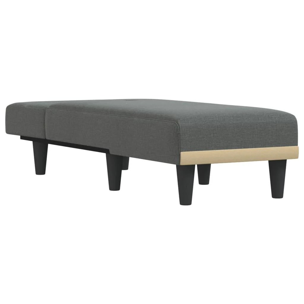 Sofa Poilsio gultas, tamsiai pilkos spalvos, audinys