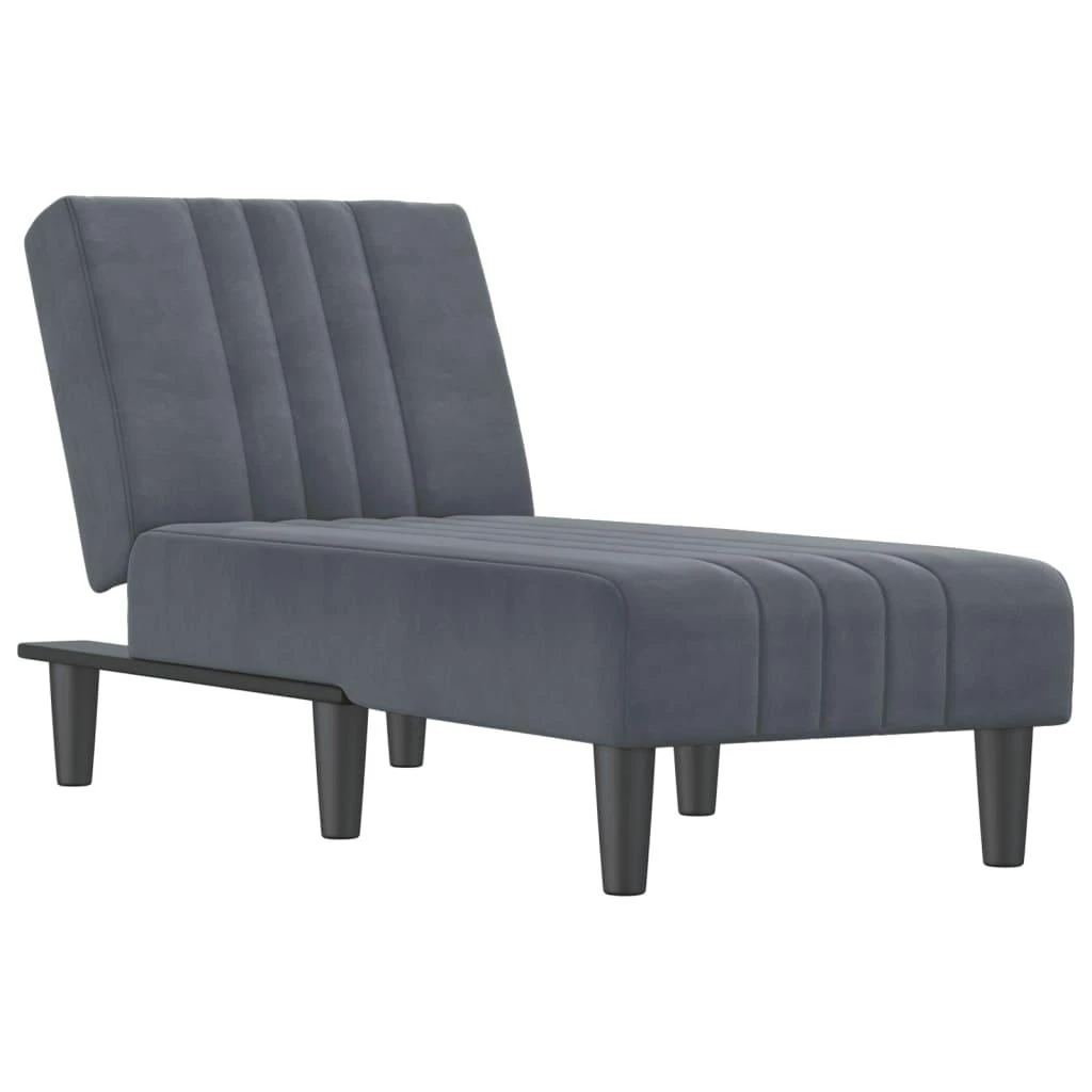 Sofa Poilsio gultas, tamsiai pilkos spalvos, aksomas