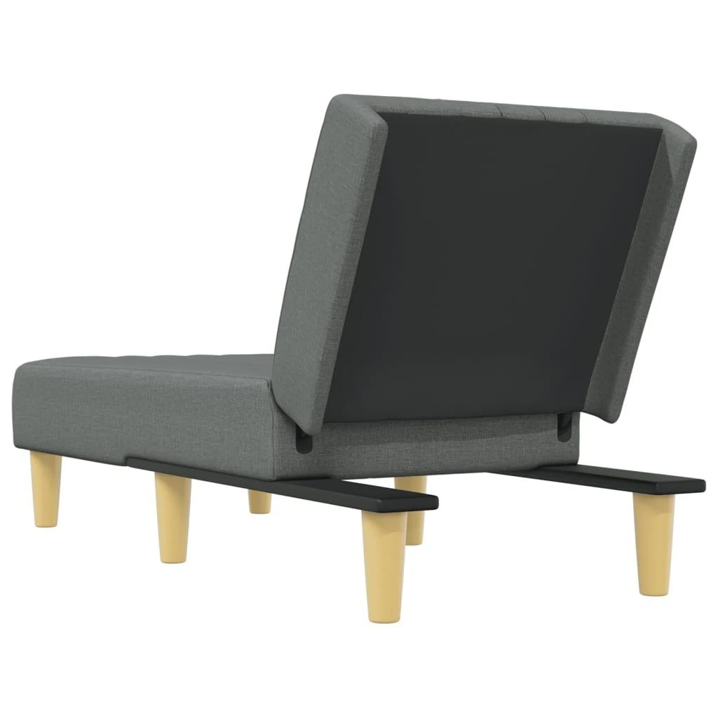 Sofa Poilsio gultas, tamsiai pilkos spalvos, audinys