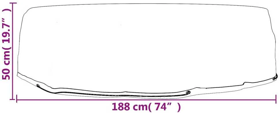 Poilsio gulto uždangalai, 2vnt., 188x50cm, apskriti, 8 kilpos