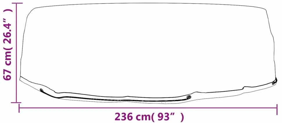 Poilsio gultų uždangalai, 2vnt., 236x67cm, apskriti, 10 kilpų