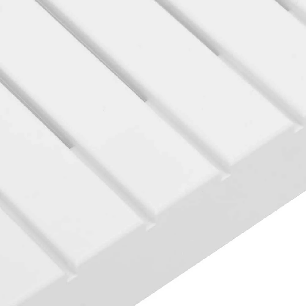 Lauko baldų komplektas Poilsio komplektas su pagalvėmis, 4 dalių, baltas, plastikas