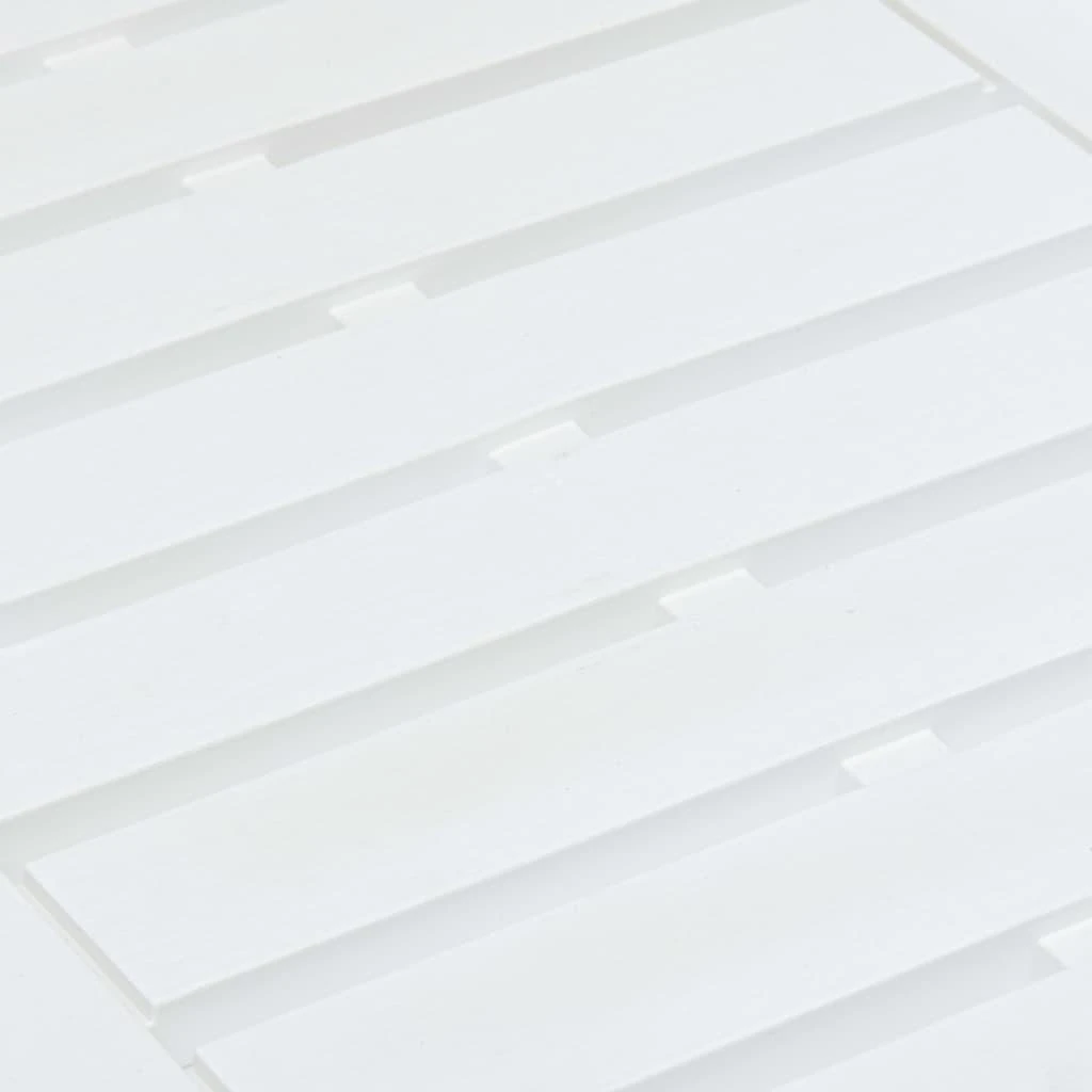 Sodo stalas, baltos spalvos, 78x55x38cm, plastikas