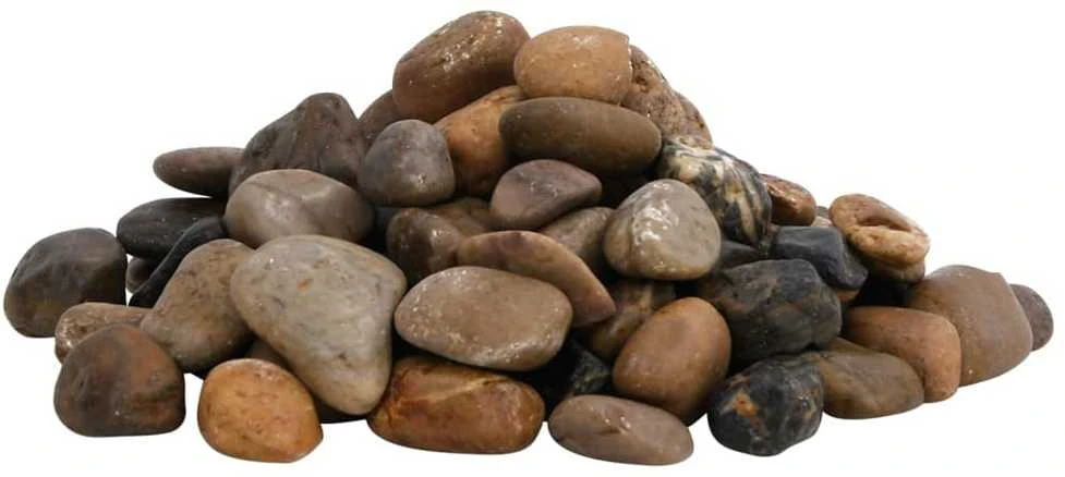 Poliruoti akmenukai, įvairių spalvų, 10kg, 2–5cm