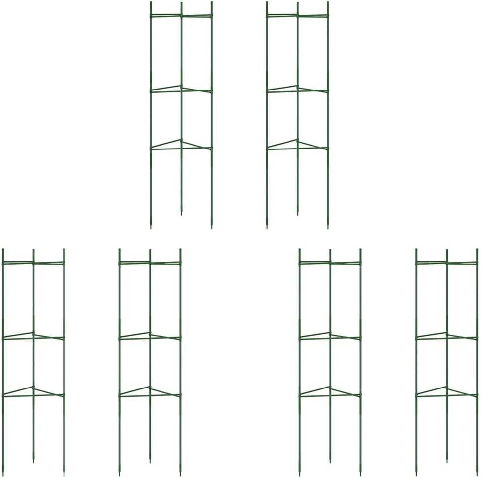 Pomidorų narvai, 6vnt., 116 cm Plienas ir PP