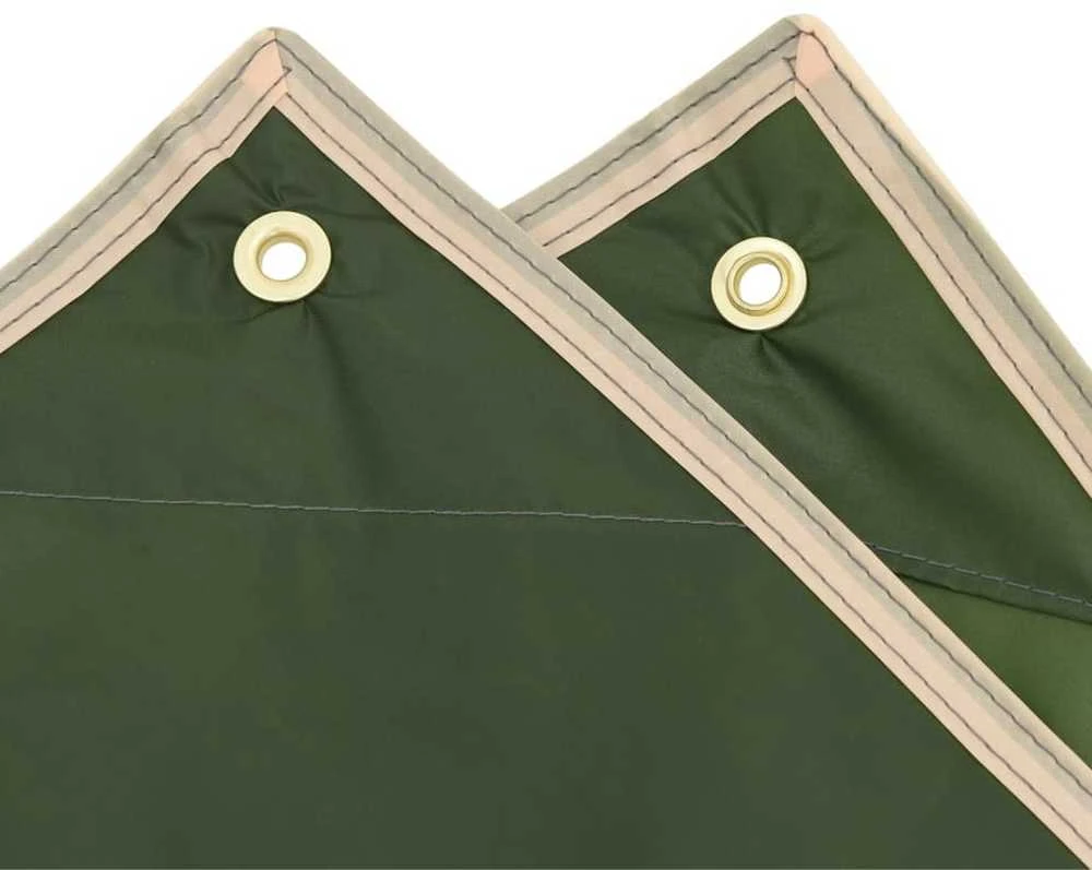 Pončas nuo lietaus su gobtuvu, žalias, 223x145cm, 2-1 dizaino