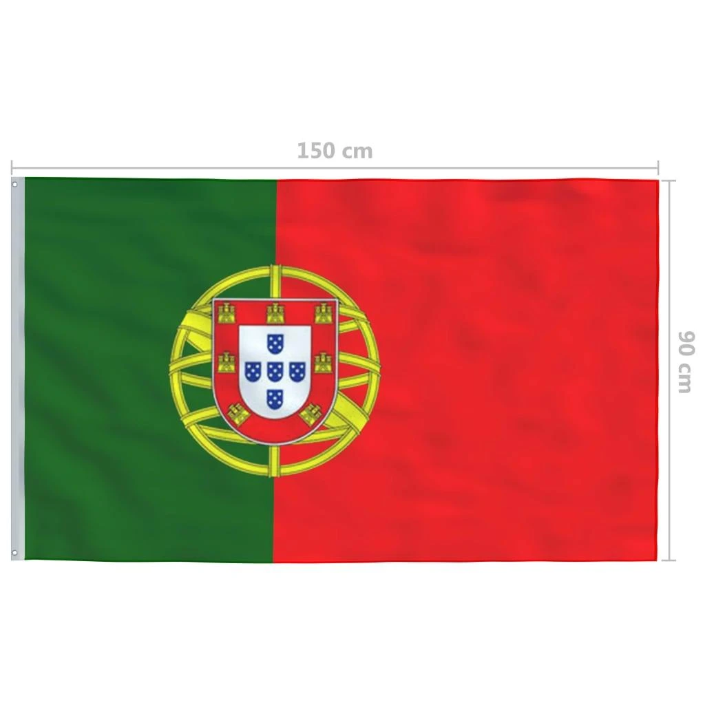 Portugalijos vėliava, 90x150cm
