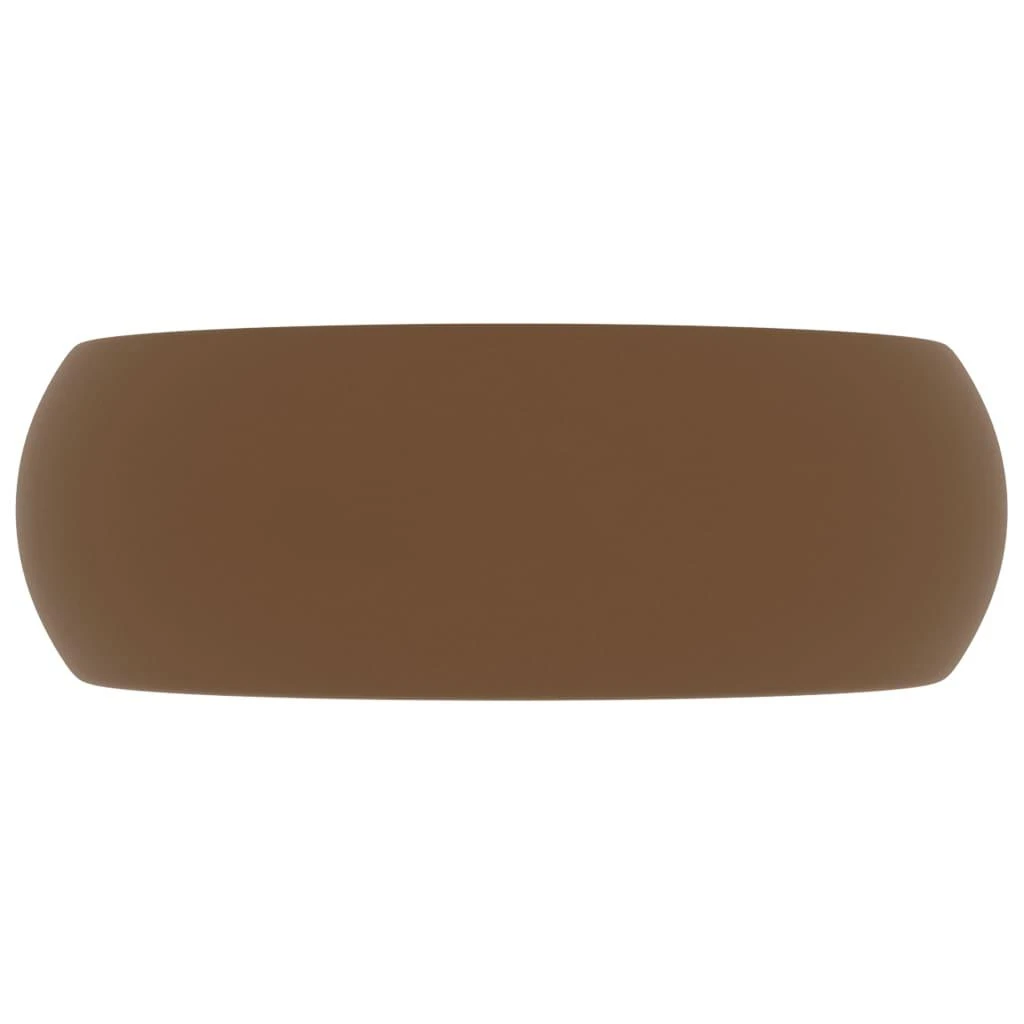 Prabangus praustuvas, matinis kreminis, 40x15cm, keramika