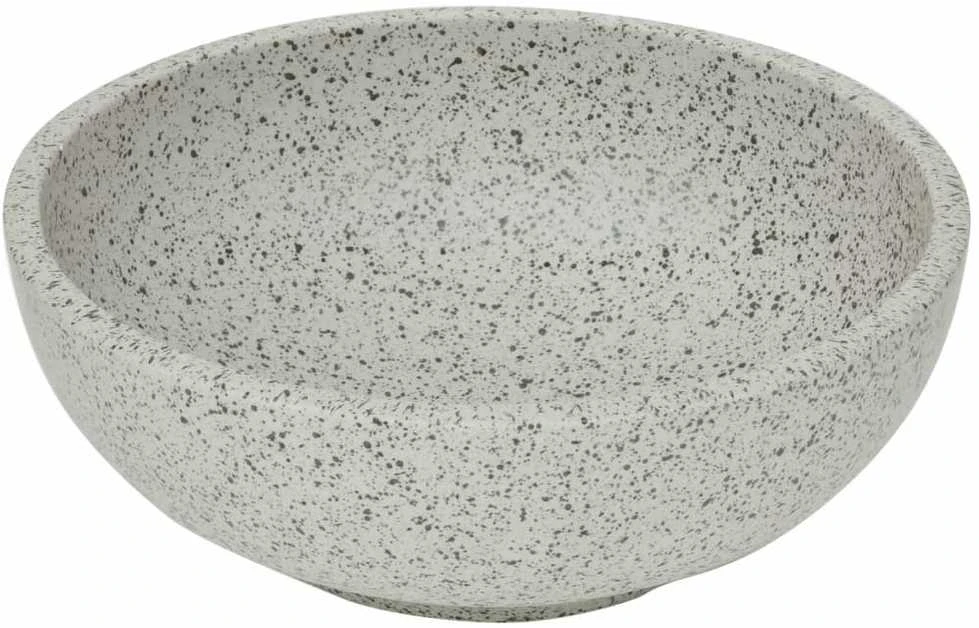 Praustuvas ant stalviršio, pilkas, 41x14cm, keramika, apskritas