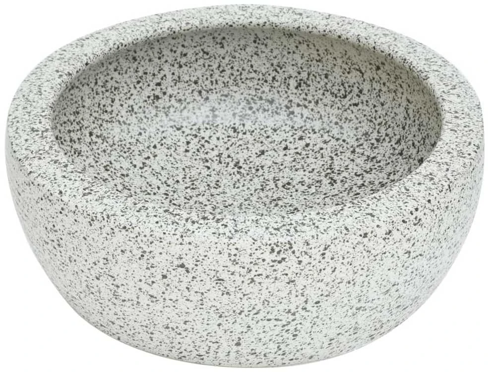 Praustuvas ant stalviršio, pilkas, 41x14cm, keramika, apskritas