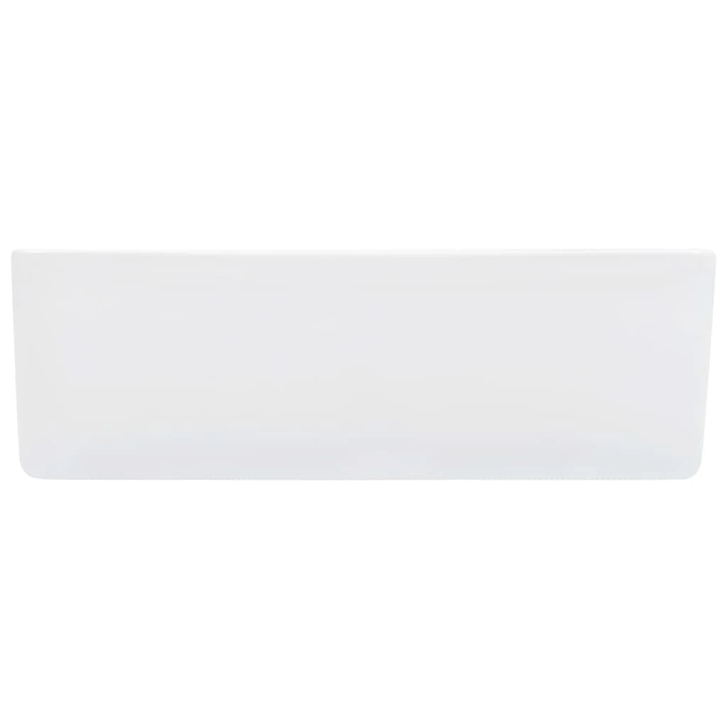 Praustuvas, baltos sp., 40x30x13cm, keramika