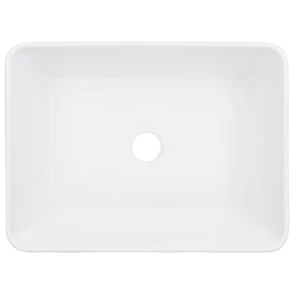 Praustuvas, baltos sp., 40x30x13cm, keramika