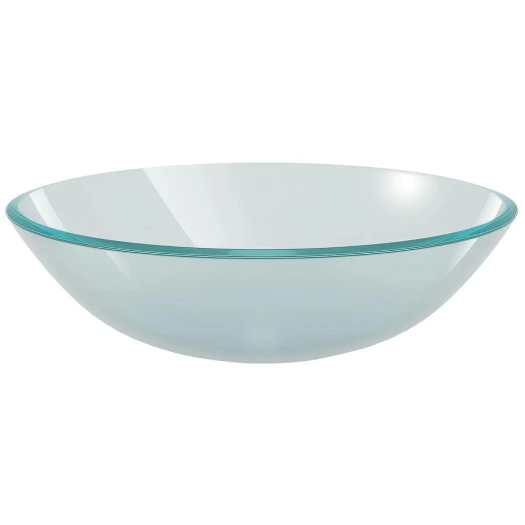 Praustuvas iš grūdinto stiklo, 42 cm, matinis