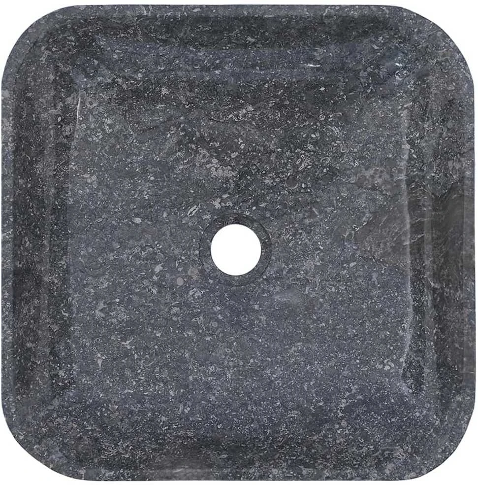 Praustuvas, pilkos spalvos, 40x40x10cm, marmuras